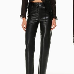 Wilfred High-waisted Vegan Leather Melina pants